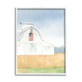 thumbnail image 2 of Stupell Industries American Flag White Country Barn Rural Scenery Painting White Framed Art Print Wall Art, Design by Amy Hall, 2 of 5