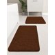 thumbnail image 3 of 1pc Blue Stone Texture Sponge Bathroom Mat, Non-slip Bath Mat, Toilet Rug, 3 of 4