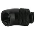 thumbnail image 3 of G1/4 Thread 45 Degree Bend Angle Rotary Fitting Adapter for CPU Water Cooling Black, 3 of 14