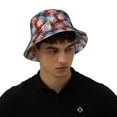 thumbnail image 6 of Kdxio Reflective Bucket Hat - Hawaiian Style Print Bucket Hat for Men,Women, 6 of 9