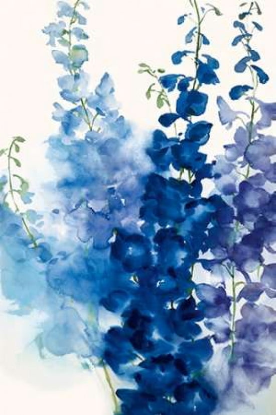 Delphinium II Canvas Art - Rogier Daniels ()