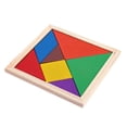 thumbnail image 4 of Rompecabezas de madera para bebé Ehuebsd Juguete educativo para Niños DIY 110x110x6mm Embalaje original, 4 of 6