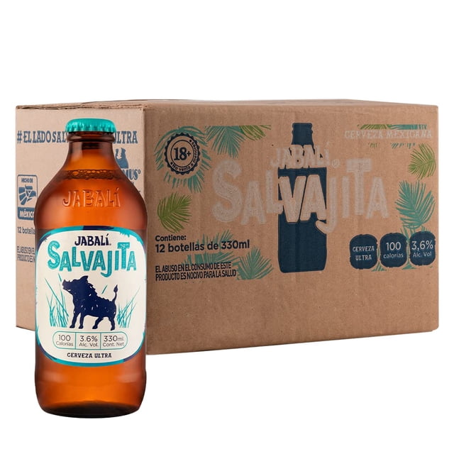 Cerveza Artesanal Ultra Salvajita de Jabalí 12 Pack Botella 330 ml
