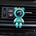 thumbnail image 4 of Aire Del Coche Tabletas Aromaterapia Perfume Del Coche Aire Acondicionado Interior Del Coche Astronauta Dibujos Animados (verde), 4 of 9