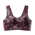 thumbnail image 1 of Ice Silk Lace Cooling Comfort Bra, Lace Buttonless Comfortable Bra, 1 of 4