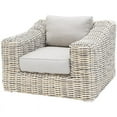thumbnail image 5 of Hawaii Three-Tone Wicker Gray/Off White/Beige Sofa Set in Silver Gray Cushion, 5 of 7