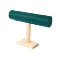 thumbnail image 3 of Wooden Jewelry Display Stand with T-Bar, Tabletop Jewelry Display Stand, Elegant Style E, 3 of 9
