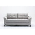 thumbnail image 3 of DeeHome Callie 79" Light Gray Woven Fabric Sofa, 3 of 5