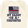 thumbnail image 4 of Inktastic Fireman Daddy is a Firefighter Boys or Girls Long Sleeve Baby Bodysuit, 4 of 5