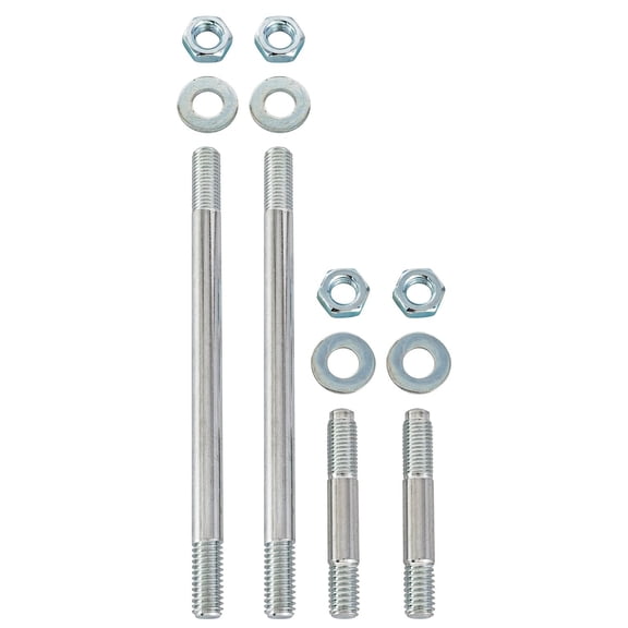 JEGS Carburetor Stud Kit for Quadrajet [5 in. & 2 in.Long]