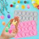 thumbnail image 4 of Silicone Molds, 12 - Cavity with Easter - themed Shapes like Eggs, Bunnies and Baskets, for Baking, Chocolate - making and Crafts, 4 of 5