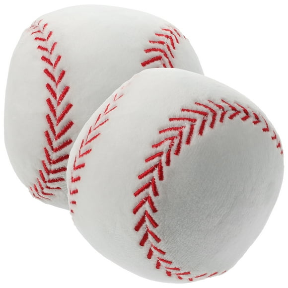 Oreiller de Baseball Design Doux Peluche Couleur Assortie 2 Pcs 4.68 Po
