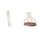 thumbnail image 1 of Pantalla De Lámpara De Sala De Estar Con Soporte Para Corcho De Vino, Moderna, Multiusos, Elegante Y Práctica, Cubierta De Lámpara De Pie Para Decoración De Cocina, 1 of 8