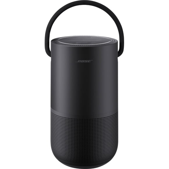 Bose - Altavoz portátil inteligente con Wi-Fi integrado, Bluetooth, Asistente de Google y Alexa Voice Control - Triple Black.