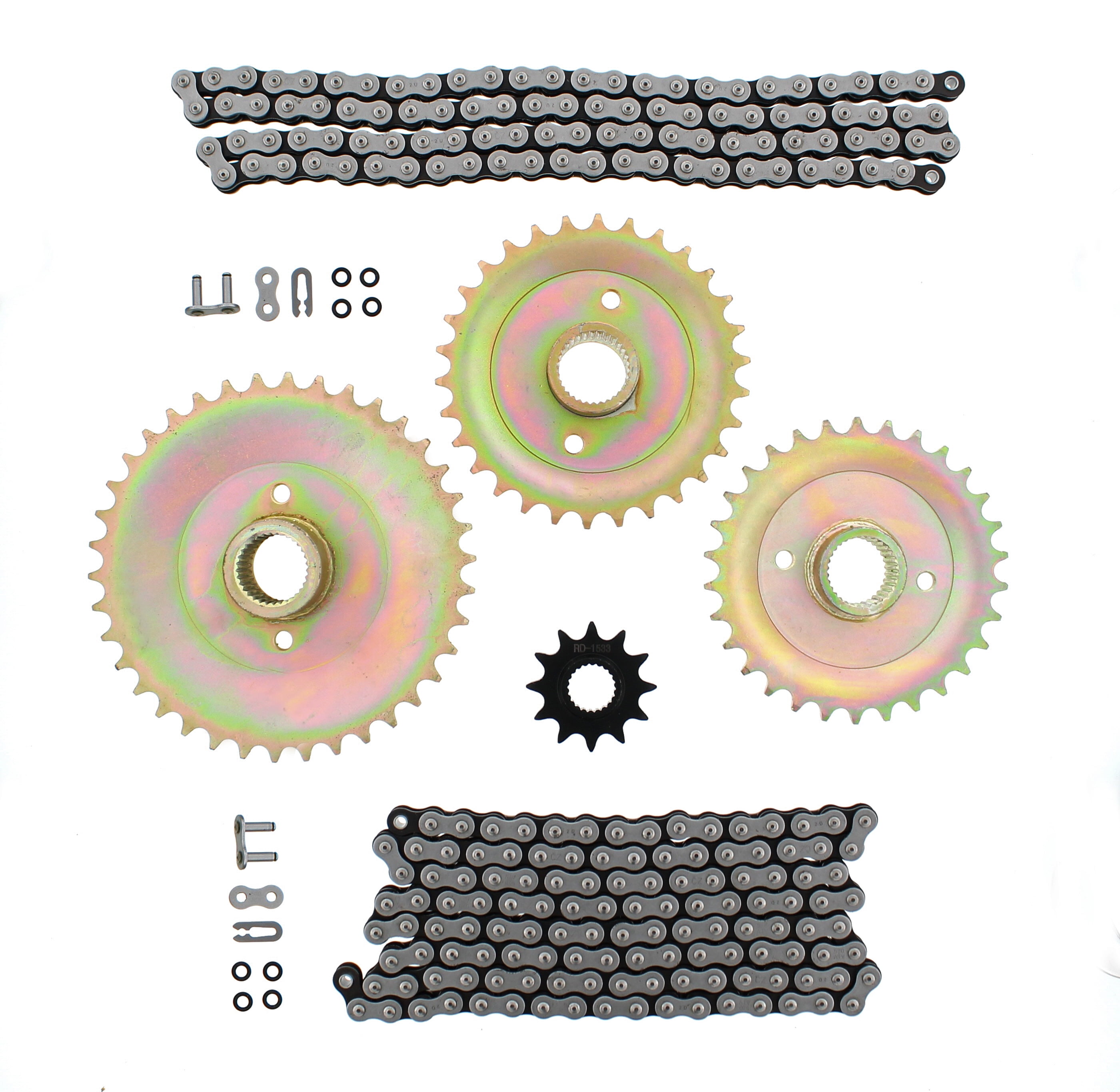 2002 Polaris Sportsman 500 6X6 CZ X Ring Chain & Sprocket (AFTER 01/07