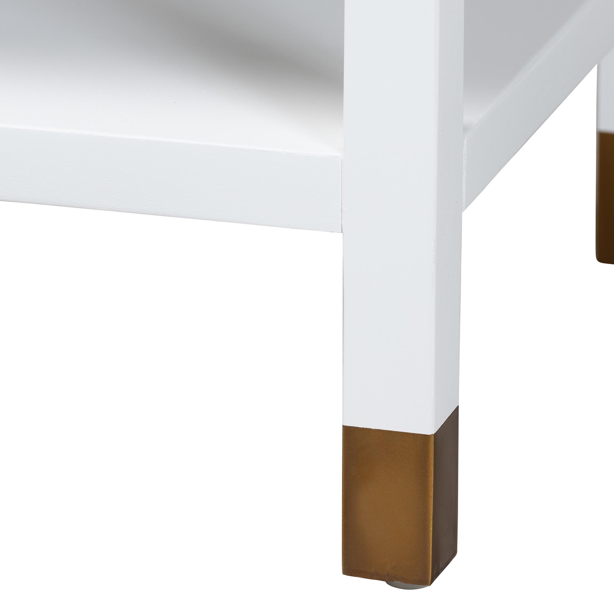bali & pari Aiden Modern Storage Cabinet, White