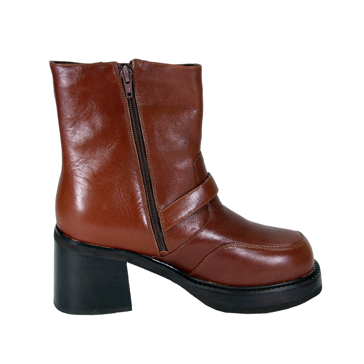 PEERAGE Tony Men's Medium Width Elegant 7 Inch Comfort Leather Boots