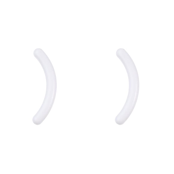 Minnieouse Recambios para rizador de pestañas Buena elasticidad No es fácil de romper Reutilizable Práctico Reemplace la tira adhesiva Blanco Type1 NO1