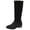 Black, variant on Tall Fashion Footwear, Women's Wedge Heel Knee High Boots Fashion Tall Boots with Comfortable Shaft and Stable Heel Tall Dress Boots for Women Fall Winter Tall Shoes Office Tall Boots, US-7/EU-39