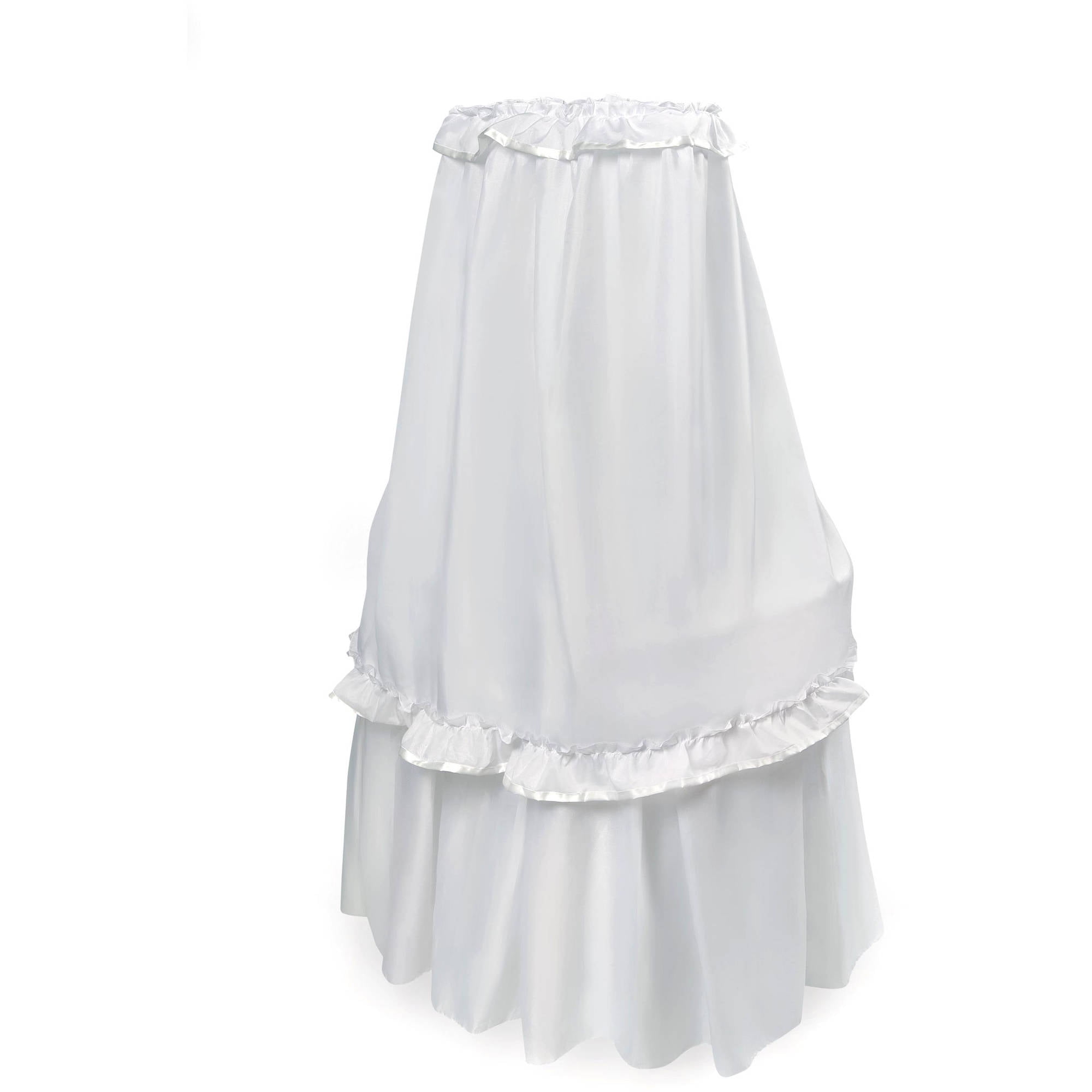 badger basket majesty baby bassinet with canopy