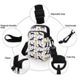 thumbnail image 3 of HELLHERO Black Horse Silhouettes Sunflowers Sling Bag Polyester Double Layer for Daily Use, 3 of 3