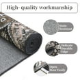thumbnail image 4 of Hasoo Floral Area Rug for Living Room Traditional Bedroom Carpet Machine Washable Indoor Carpet, Gray/Brown 3' x 5', 4 of 6