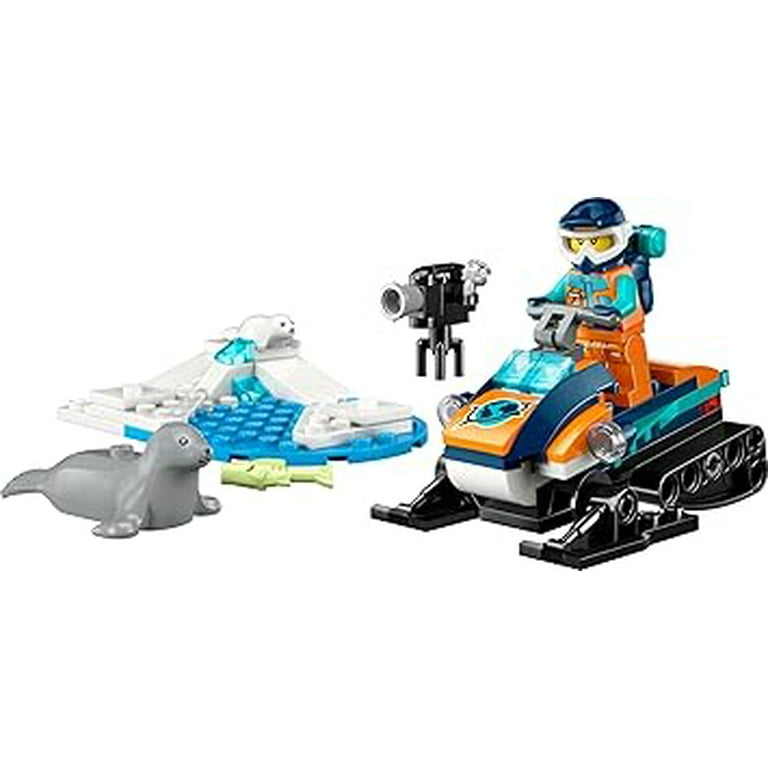 LEGO City Arctic Explorer Snowmobile 60376, Fun Ride Vehicle Toy