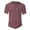 Brick Red, variant on Men's Casual Short Sleeve Button Up Tee Solid Color Comfortable Top For Daily Wear Outdoor Spring Summer Activities Lightweight Breathable Mens Summer Lightweight Pullover Tee Shirts