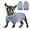 Grey, variant on Small Dog Pullover Sweater, Cold Weather Cable Knitwear, Classic Turtleneck Thick Warm Clothes for Chihuahua, Bulldog, Dachshund, Pug, Yorkie (Green, Small)