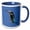 Blue/White, variant on 3drose, a Beautiful Diving Water Bird Vector, 11oz Two-tone Yellow Mug