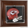 Kansas City Chiefs Brown Mini Helmet Display Case