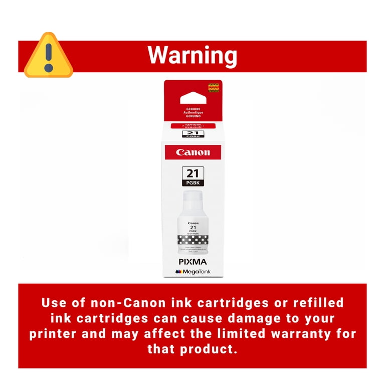 Canon GI-21 Pigment Black Ink Bottle - Walmart.com