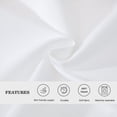 thumbnail image 5 of 30"L x 20"W Pillow Shams Available for All Season, Ultra Cozy and Breathable, 2 Pack, White, 5 of 5