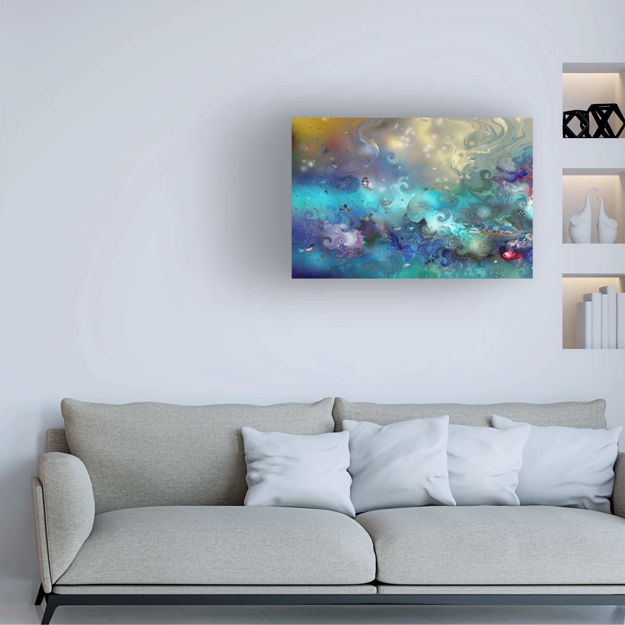 Natalia Rudzina 'Coral Reef 73' Canvas Art