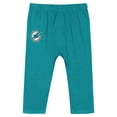 thumbnail image 3 of Infant Aqua Miami Dolphins Double Up Long Sleeve Bodysuit and Pants Set, 3 of 5