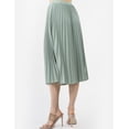 thumbnail image 2 of Falda plisada brillo sutil AMAD verde claro S AMAD SS22-F16, 2 of 5