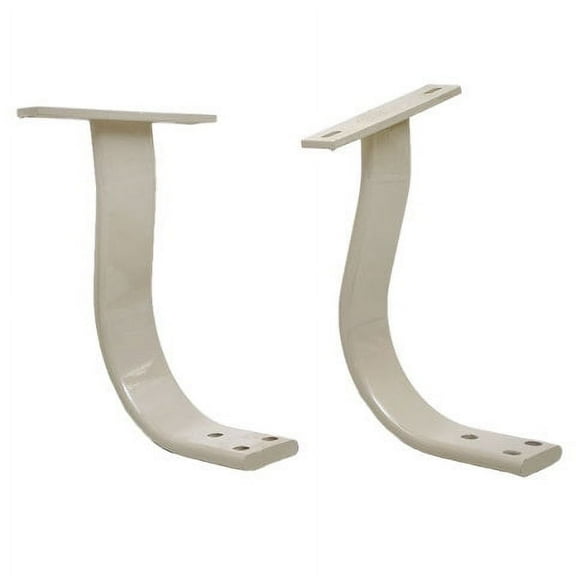 Premier Pontoon Boat Seat Arm Rests  | Beige Aluminum (Pair)