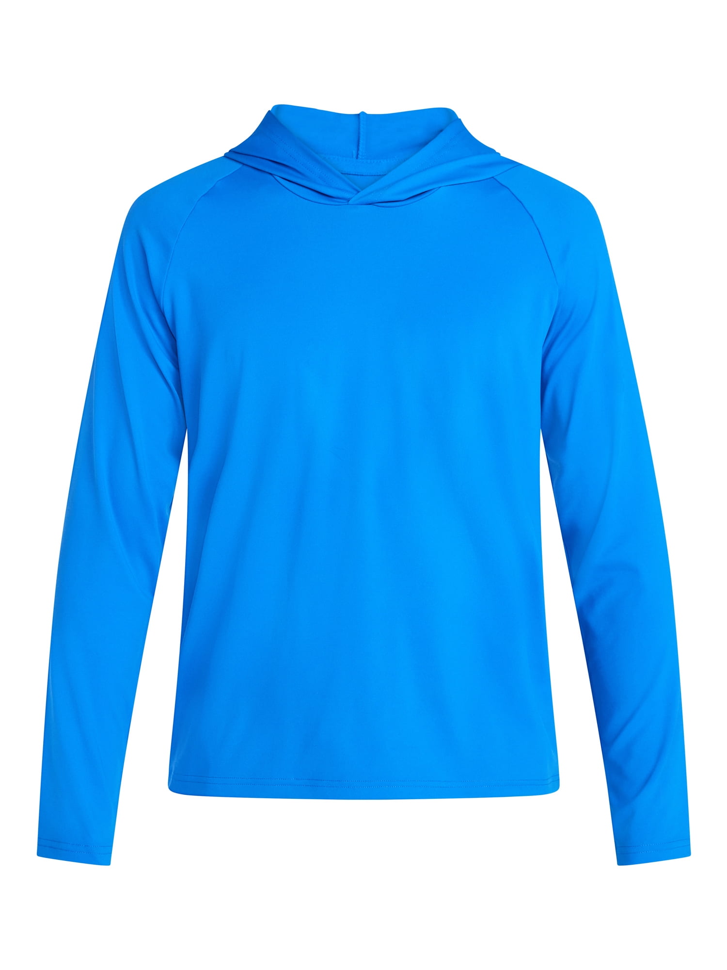George Men's and Big Men's Hooded Sun Shirt with Long Sleeves, UPF 50+, Sizes S-3XL