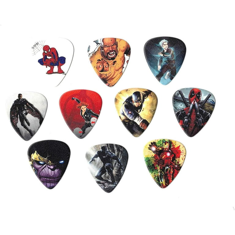 Marvel Avenger s Guitar Picks 10 medium picks