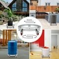 thumbnail image 7 of Aoile 55 Gallon Drum Dolly, Heavy Duty Steel Frame Bucket Dolly with 5 Swivel Casters Wheel for Furniture/Trash/Plant (Set of 1), 7 of 7