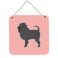 thumbnail image 1 of Affenpinscher Checkerboard Pink Wall or Door Hanging Prints, 1 of 1