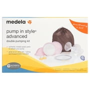 Medela Pump in Style Advance Breast Pump Accessory Kit, Double Electric, Replacement Parts, 87250, 18 Piece Set