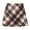 Navy, variant on Women's High Waisted Plaid Skirt A‑Line Pencil Short Skirt Comfort Cozy Fall Winter Casual Layering Black,L