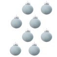 thumbnail image 1 of Bolas navideñas de terciopelo flocadas, 8 unidades, para colgar en el árbol de Navidad, para decorar el árbol de Navidad, en liquidación., 1 of 7