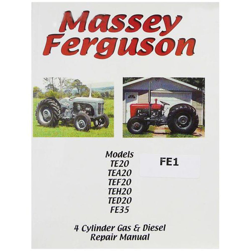 TE20 Ferguson Tractor Technical Service Shop Repair Manual Massey TE 20 