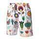 thumbnail image 4 of Fotbe Alpaca Flower Trajes de Baño Estampados para Hombre, Shorts de Verano de Secado Rápido, Ropa de Playa, Bañadores-3X-Large, 4 of 6