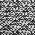 thumbnail image 1 of oneOone Cotton Poplin Black Fabric Geometric Craft Projects Decor Fabric Printed By The Yard 42 Inch Wide, 1 of 4