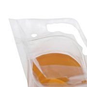 Aspire 50 PCS 16 OZ Reclosable Zipper Clear Drink Pouches Bags, Disposable Smoothie Juice Pouches, FDA Compliant