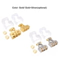 thumbnail image 3 of Car Battery Terminal Connectors 0248 Gauge AWG Positive Negative Battery Terminal Clamps Car Audio Modification Battery Heads with Shims Protector Cover 12-48V, 3 of 5