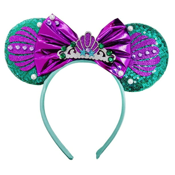 Diadema con orejas de Mickey Mouse para fiesta de Festival para niños, diadema navideña de Papá Noel, accesorios para el cabello de fiesta para niños Gao Jinjia LED